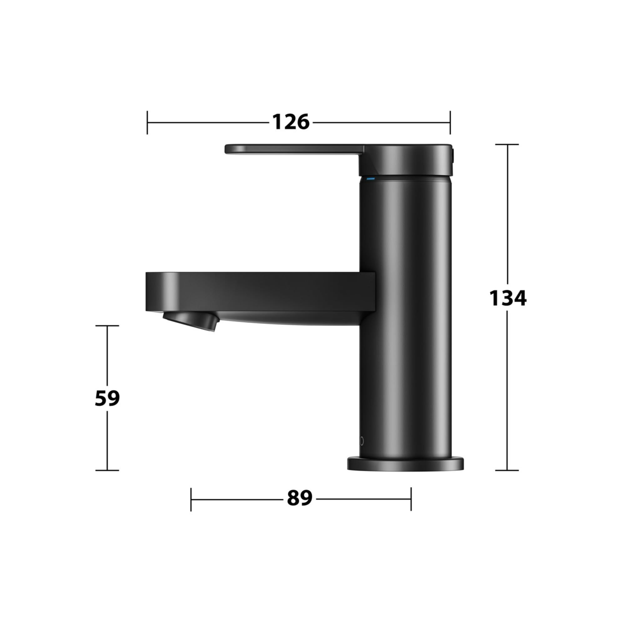 keuco-ixmo-flat-60-waschtischarmatur-schwarz-ohne-ablaufgarnitur image 4