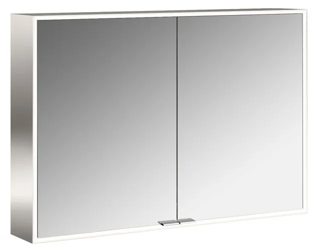 frasco-centric-led-spiegelschrank-100-cm-aluminium-aufputz image 1
