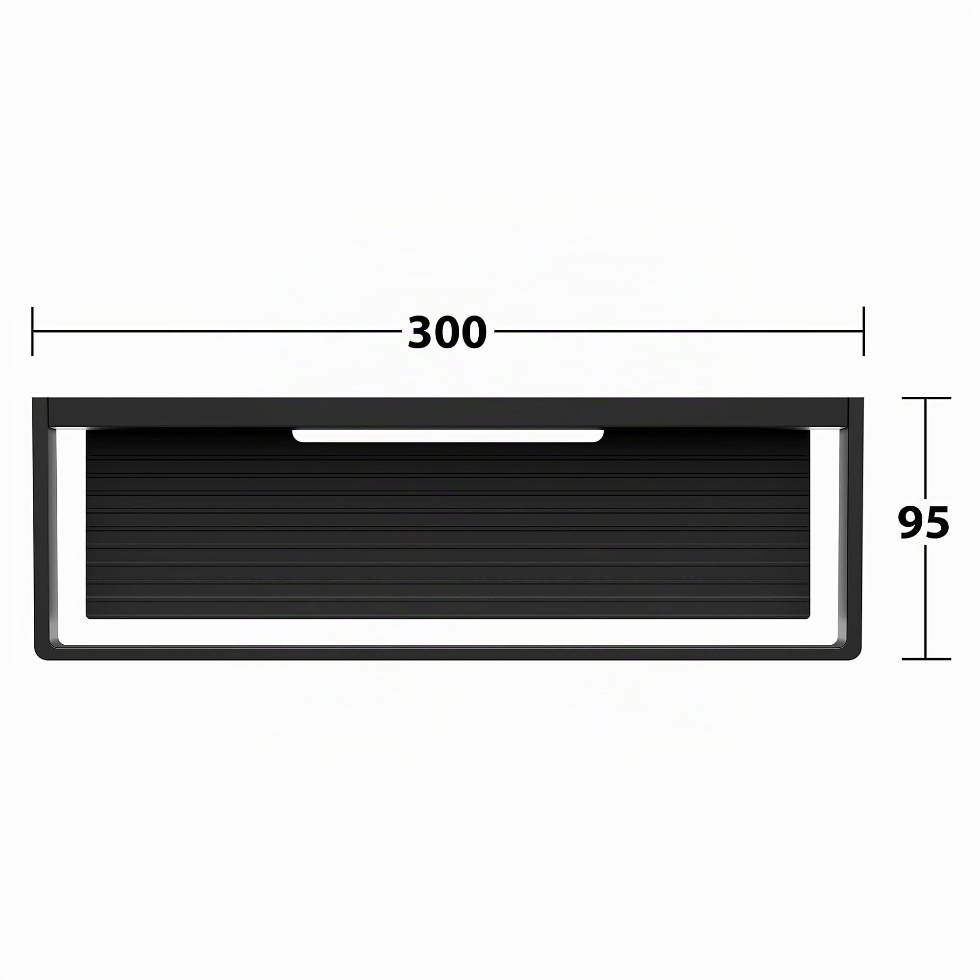 keuco-edition-11-duschkorb-30cm-schwarz-matt-metall image 8