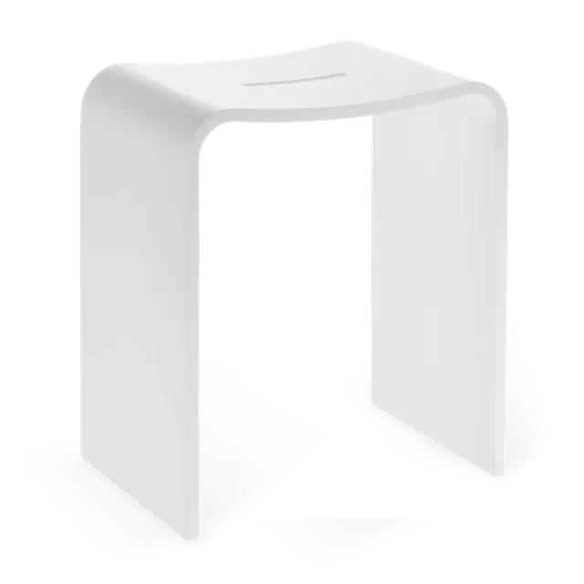 decor-walther-stone-duschhocker-wei-matt-40-cm image 1