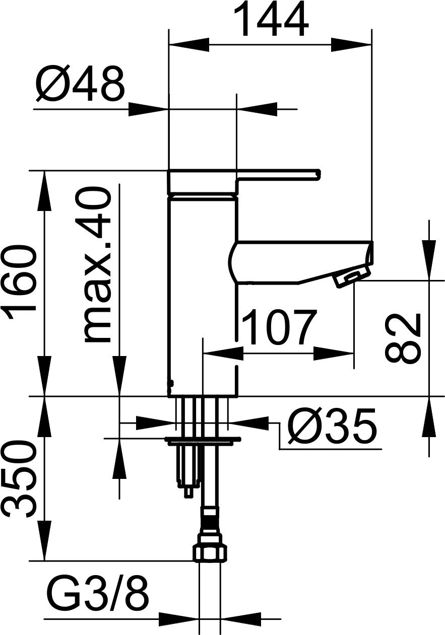 keuco-plan-blue-waschtischmischer-chrom-16-1-cm image 6