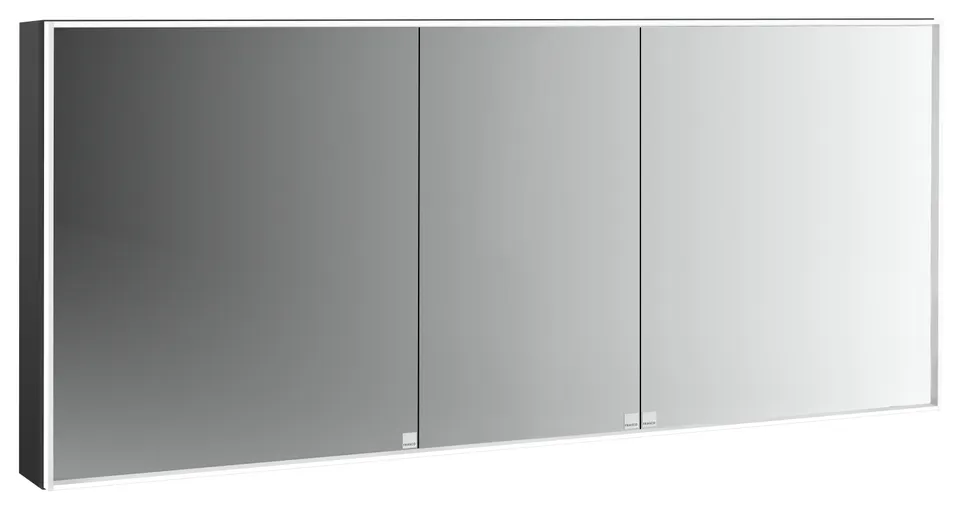 frasco-centric-deep-spiegelschrank-led-schwarz-160-cm-aufputz image 1