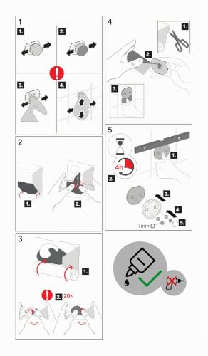 keuco-reva-klebeset-typ-7-ohne-bohren-fliesen-glas image 6