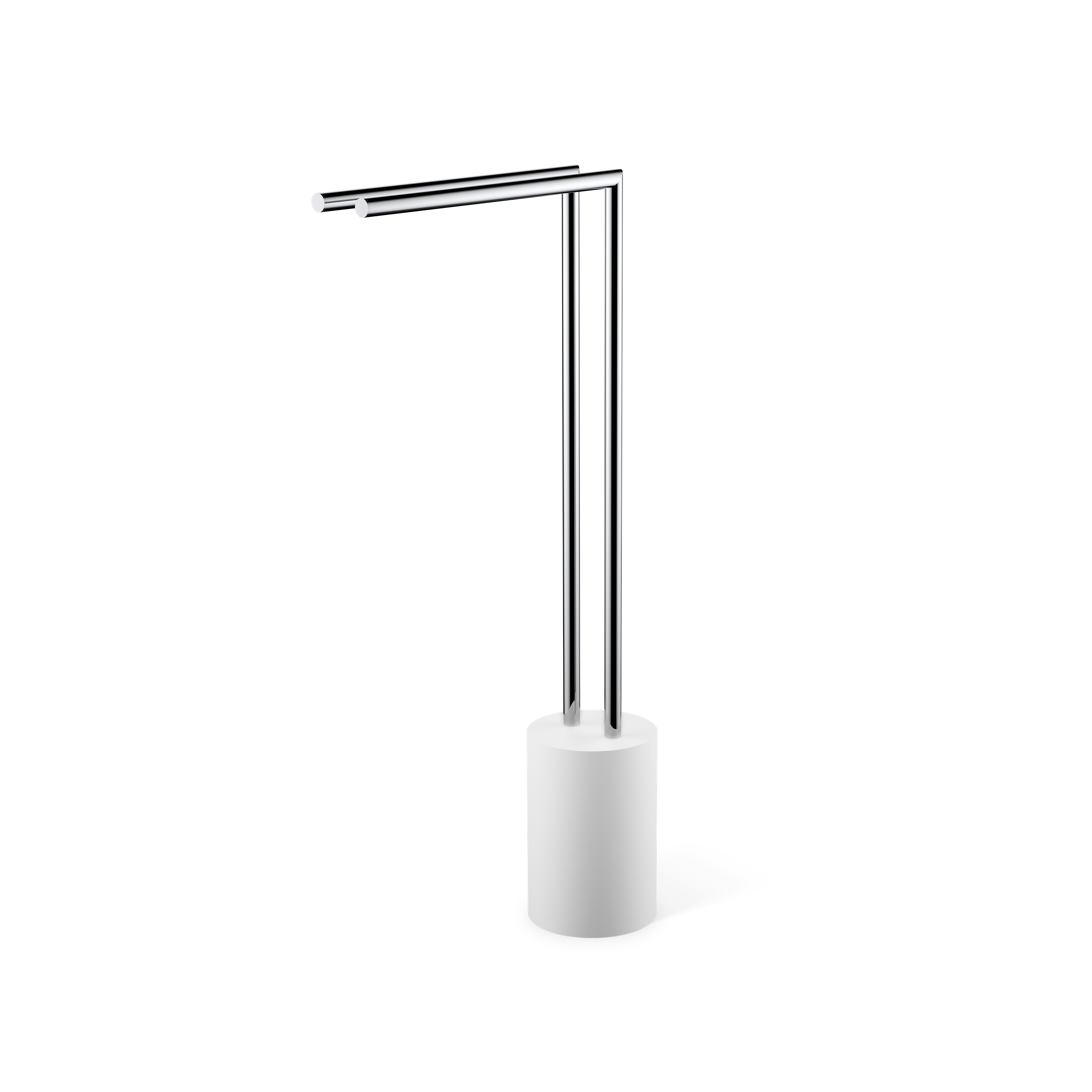 decor-walther-stone-ht-2-handtuchst-nder-wei-matt-2-armig-mineralguss image 2