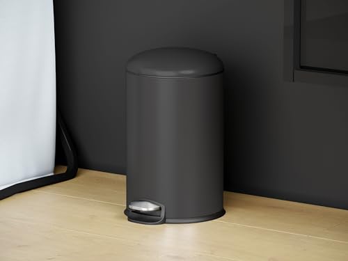 cosmic-essentials-badezimmer-abfalleimer-5l-schwarz-matt-edelstahl image 6