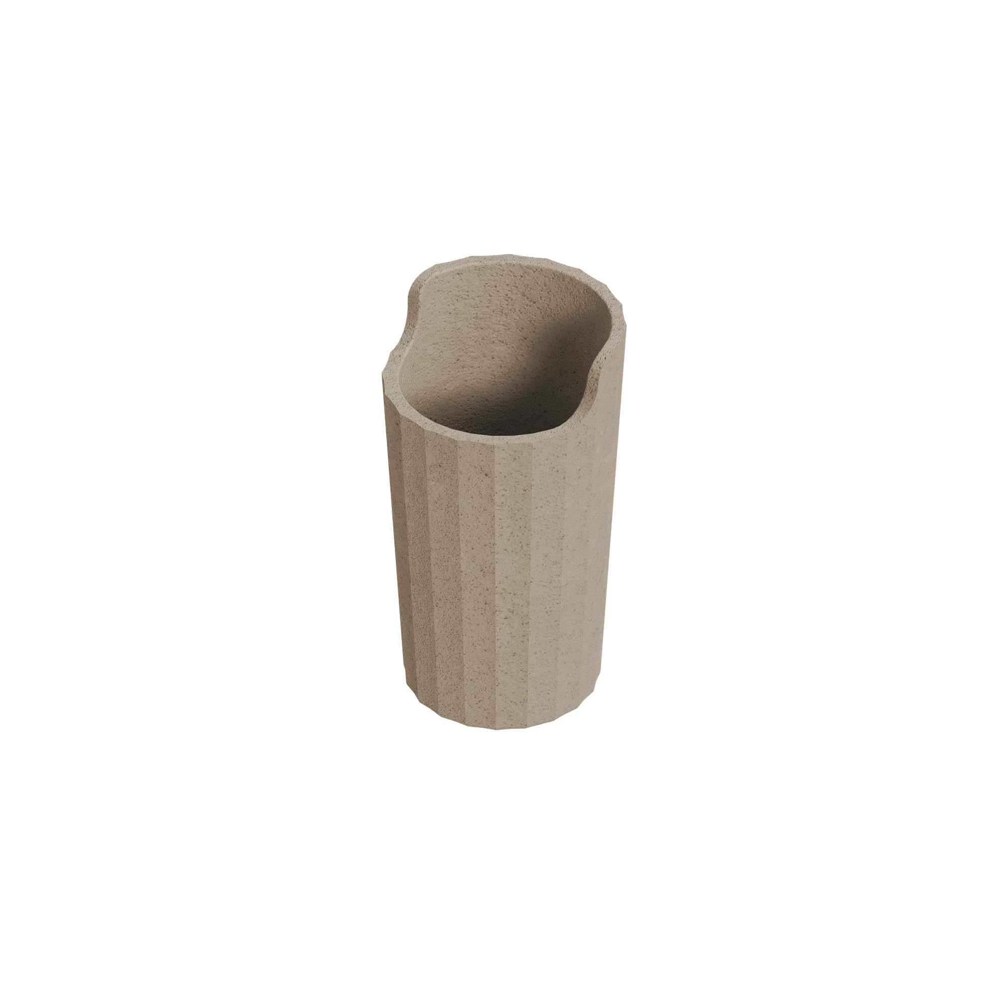cosmic-avenir-zahnb-rstenhalter-sand-recycling-kunststoff-becher image 1