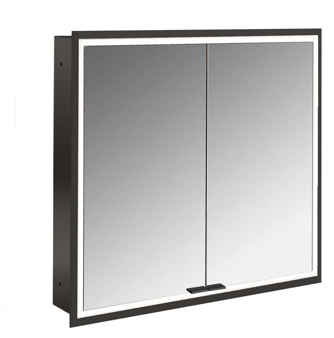 frasco-centric-led-spiegelschrank-70-cm-schwarz-unterputz image 1