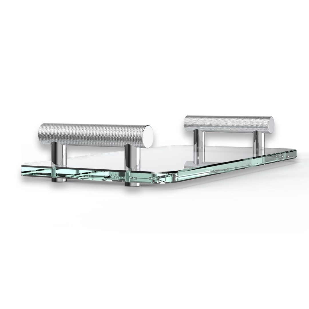 decor-walther-club-tab-tablett-klarglas-chrom-rechteckig image 1