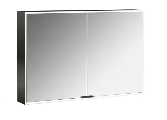 frasco-centric-led-spiegelschrank-110-cm-schwarz-aufputz image 1