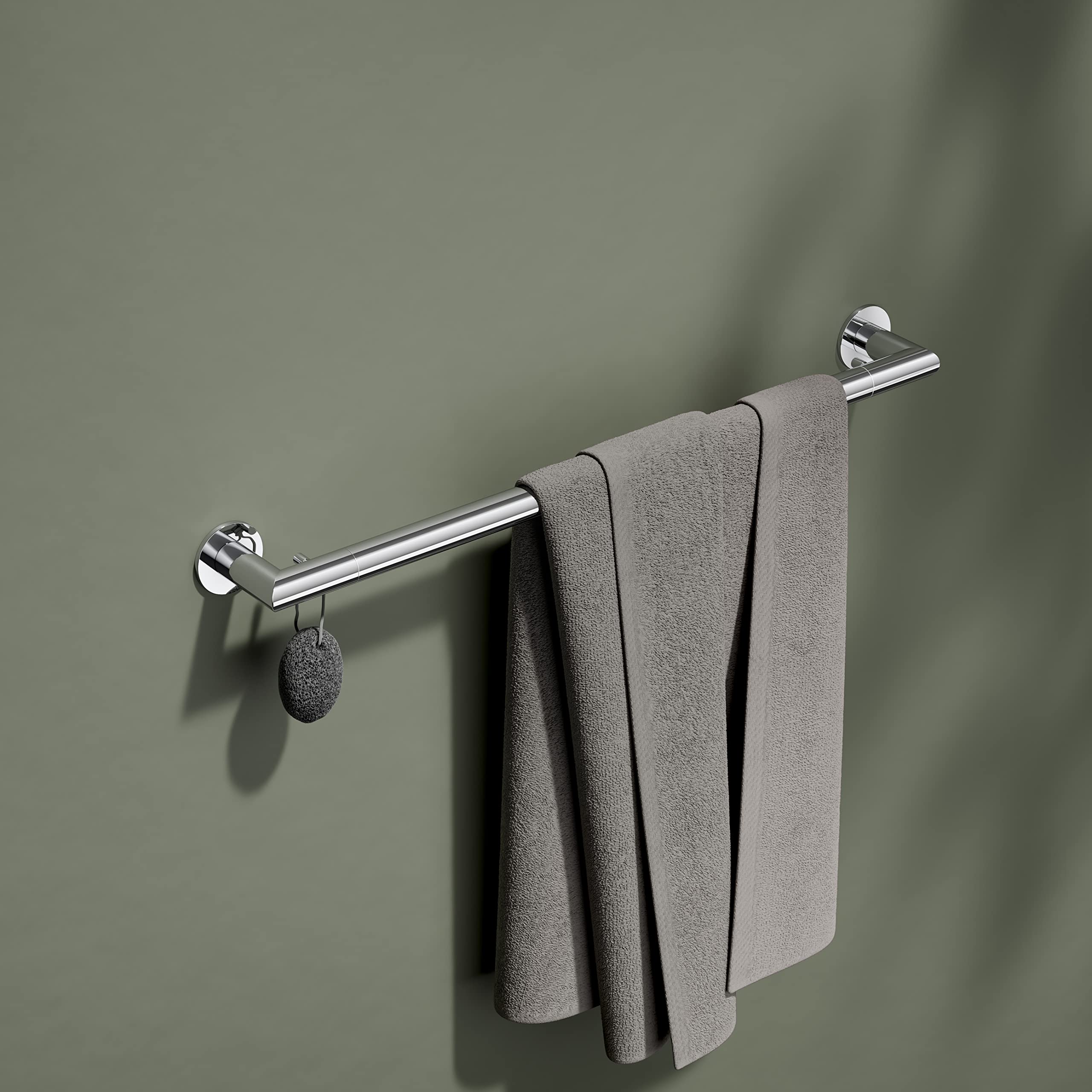 keuco-reva-badetuchhalter-60-cm-chrom-mit-haken-ohne-bohren image 2