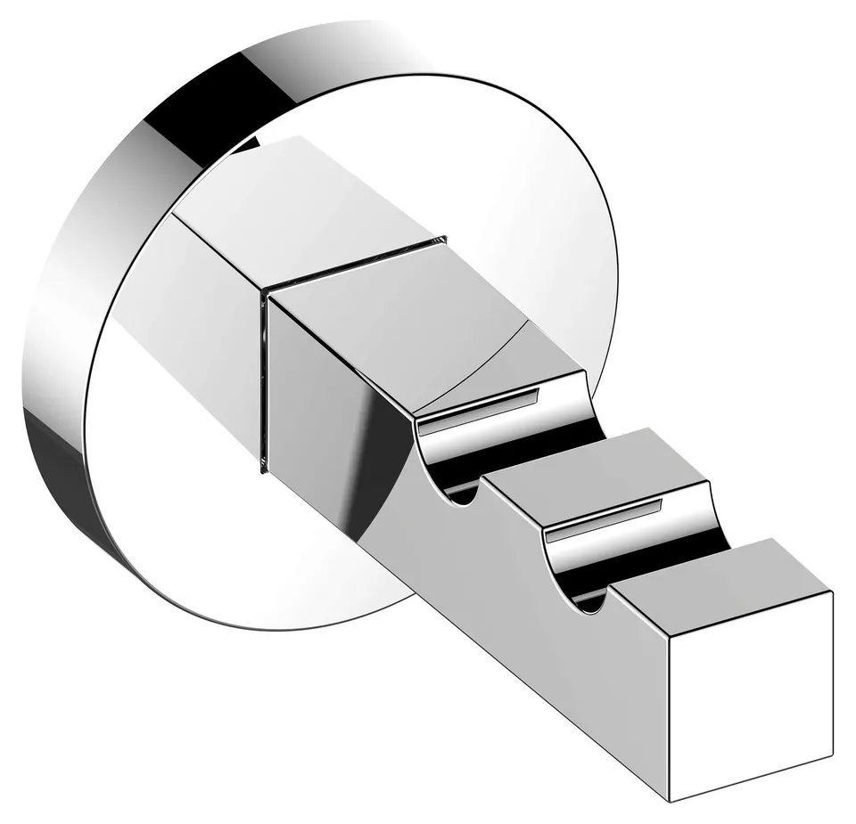 keuco-edition-90-handtuchhaken-doppelt-chrom-metall image 1