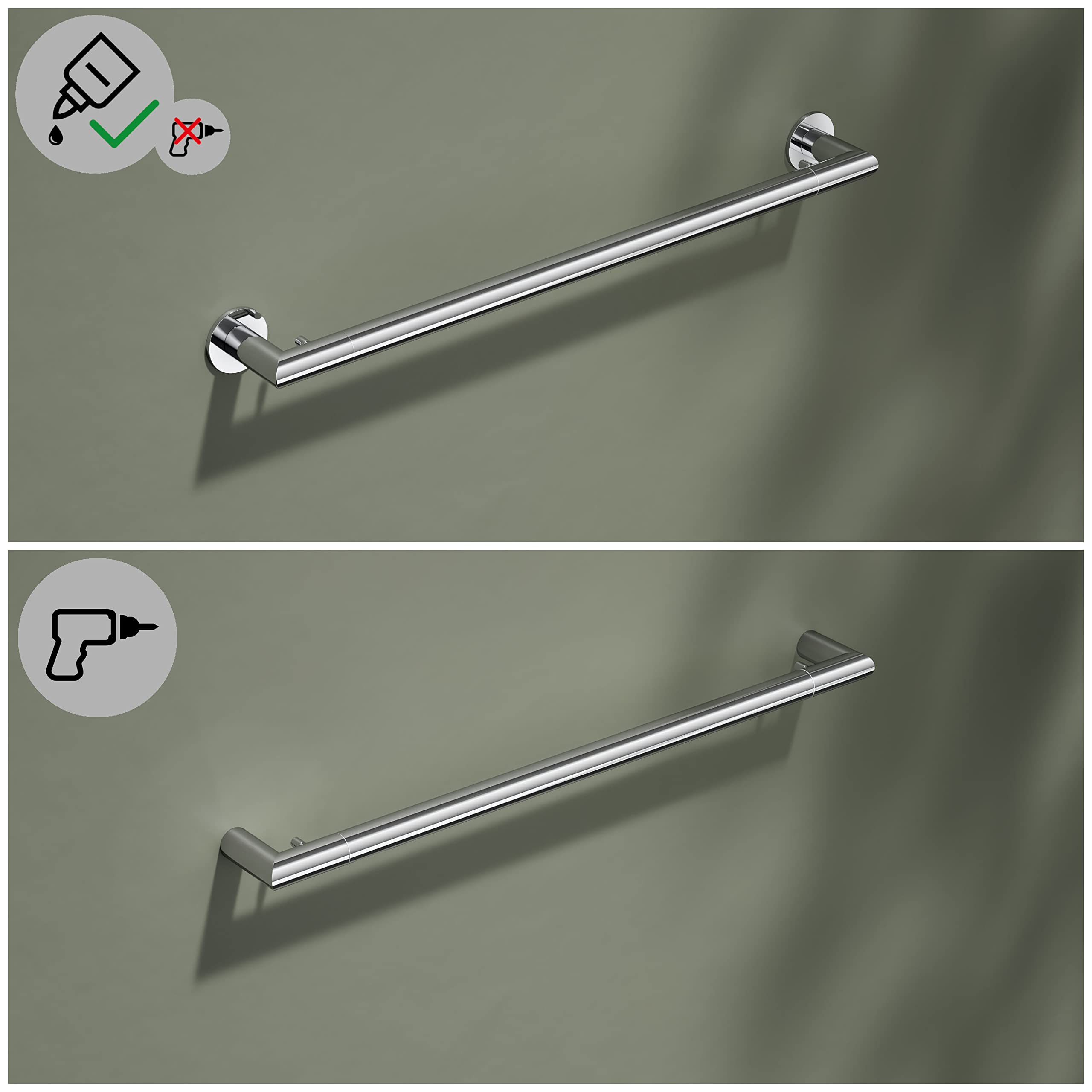 keuco-reva-badetuchhalter-60-cm-chrom-mit-haken-ohne-bohren image 3
