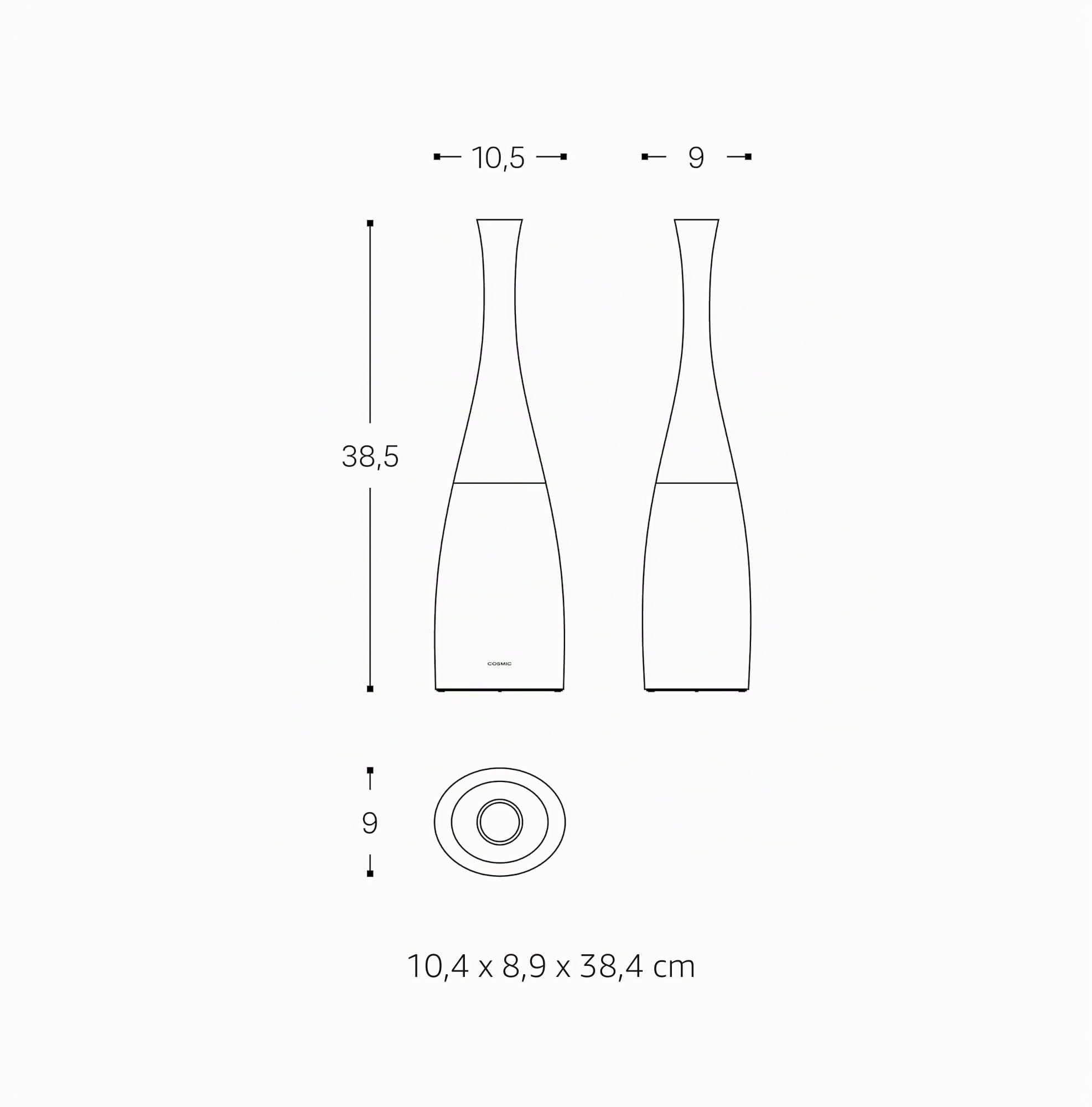 cosmic-saku-seifenspender-glas-300-ml-mattschwarz image 6