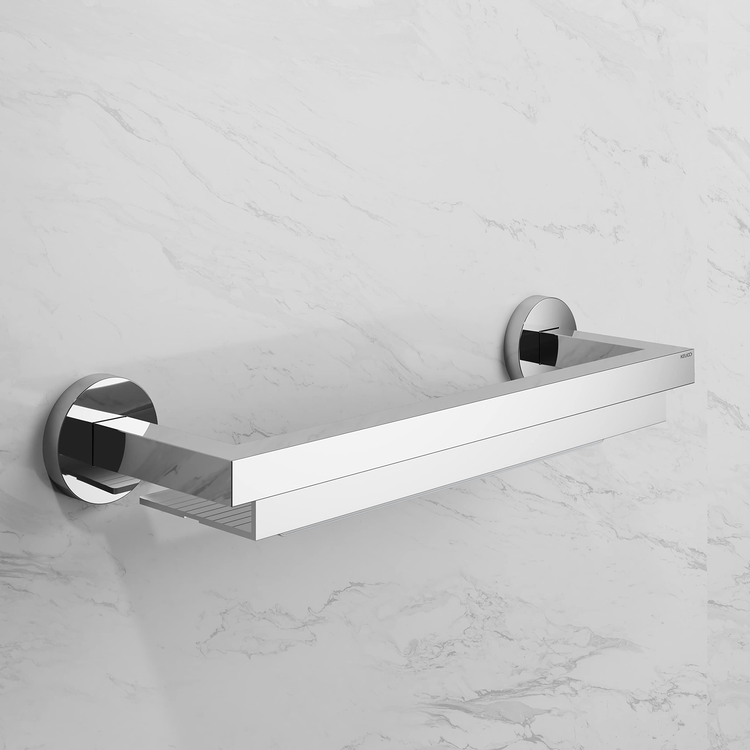keuco-edition-90-duschablage-34-cm-chrom-mit-abzieher image 6