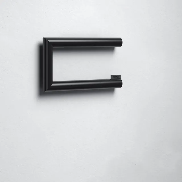 keuco-reva-toilettenpapierhalter-offen-schwarz-matt-metall image 1