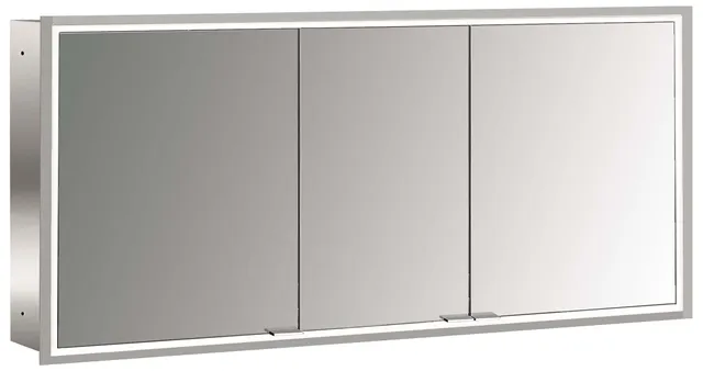 frasco-centric-led-spiegelschrank-160-cm-aluminium-unterputz image 1