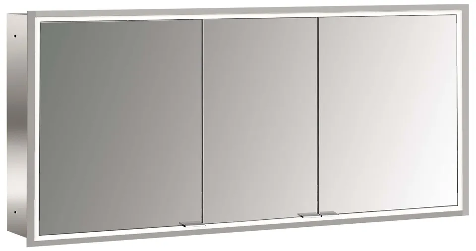 frasco-centric-led-spiegelschrank-160-cm-aluminium-unterputz image 1