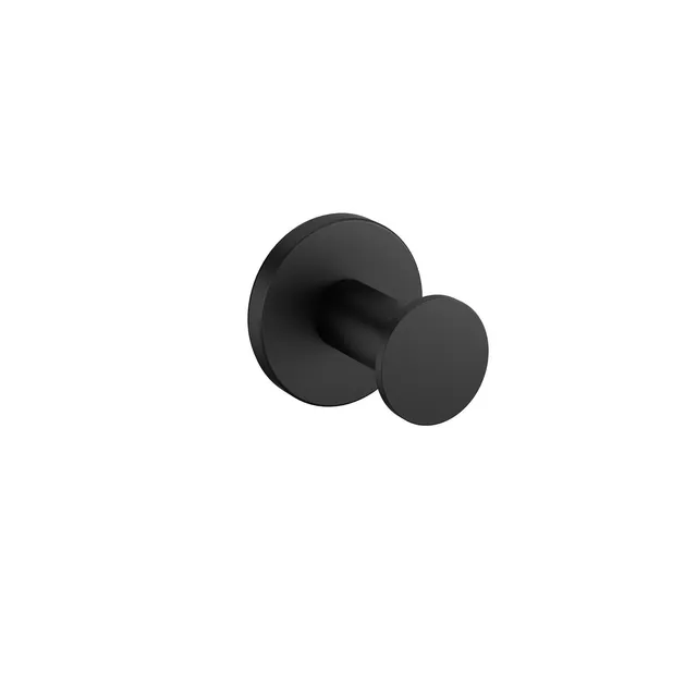 cosmic-architect-s-handtuchhaken-schwarz-matt-metall-rund image 1