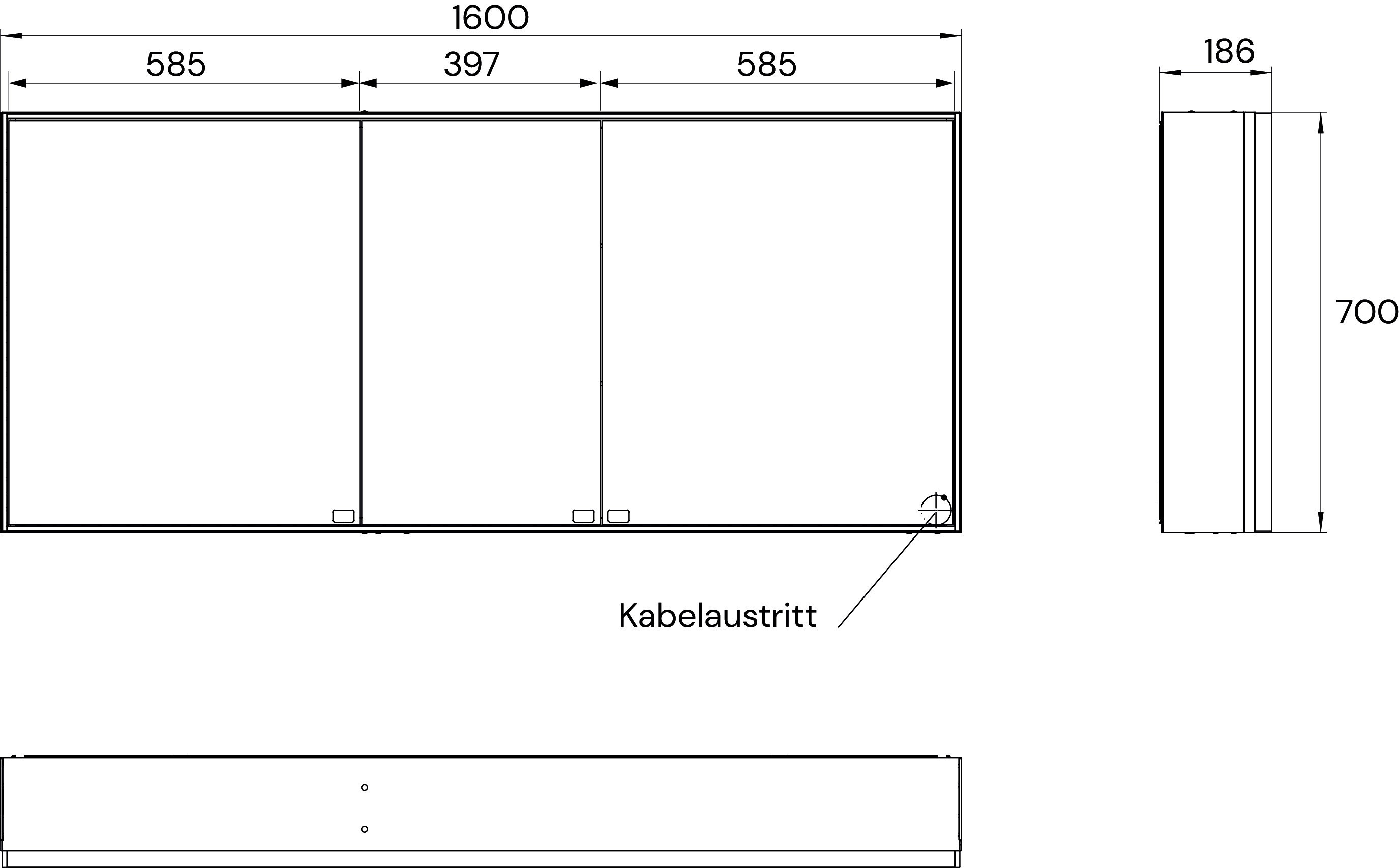 frasco-centric-deep-spiegelschrank-160-cm-led-aufputz image 8