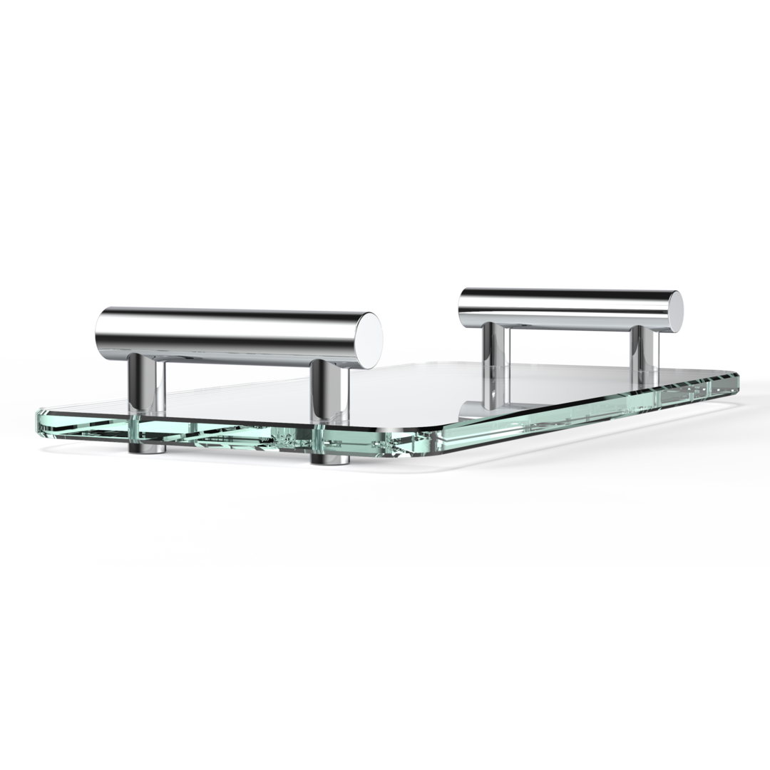 decor-walther-bar-tab-glastablett-klarglas-chrom image 1