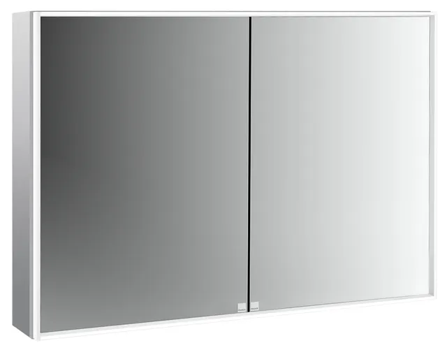 frasco-centric-deep-led-spiegelschrank-aluminium-100-cm-aufputz image 1
