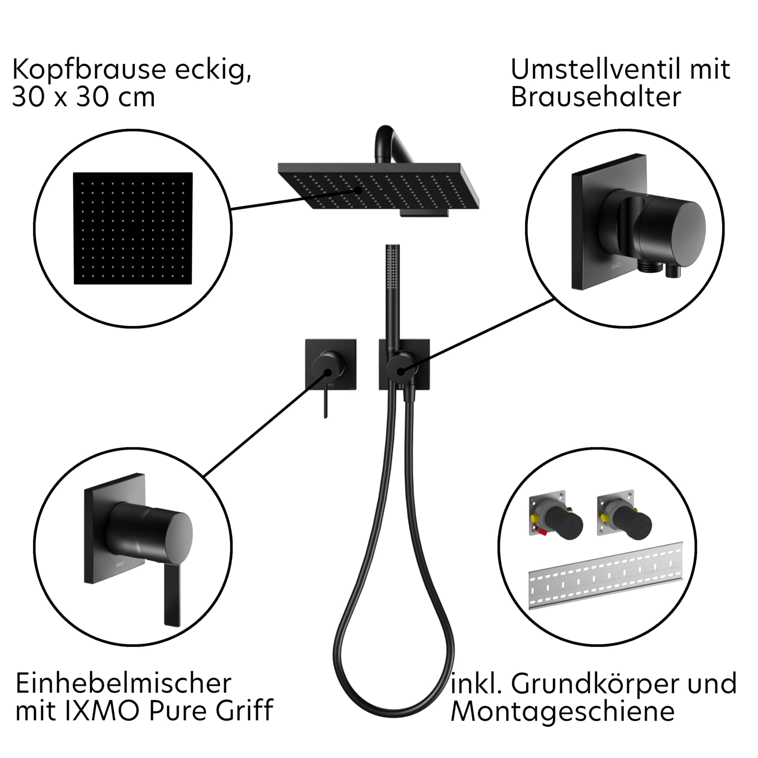 keuco-ixmo-duschsystem-unterputz-schwarz-matt-eckig-hebel image 4