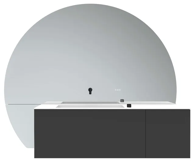 frasco-the-face-spiegelschrank-178-cm-schwarz-links image 1