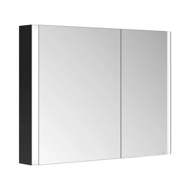 keuco-royal-lumos-spiegelschrank-100-cm-schwarz-mit-heizung image 1