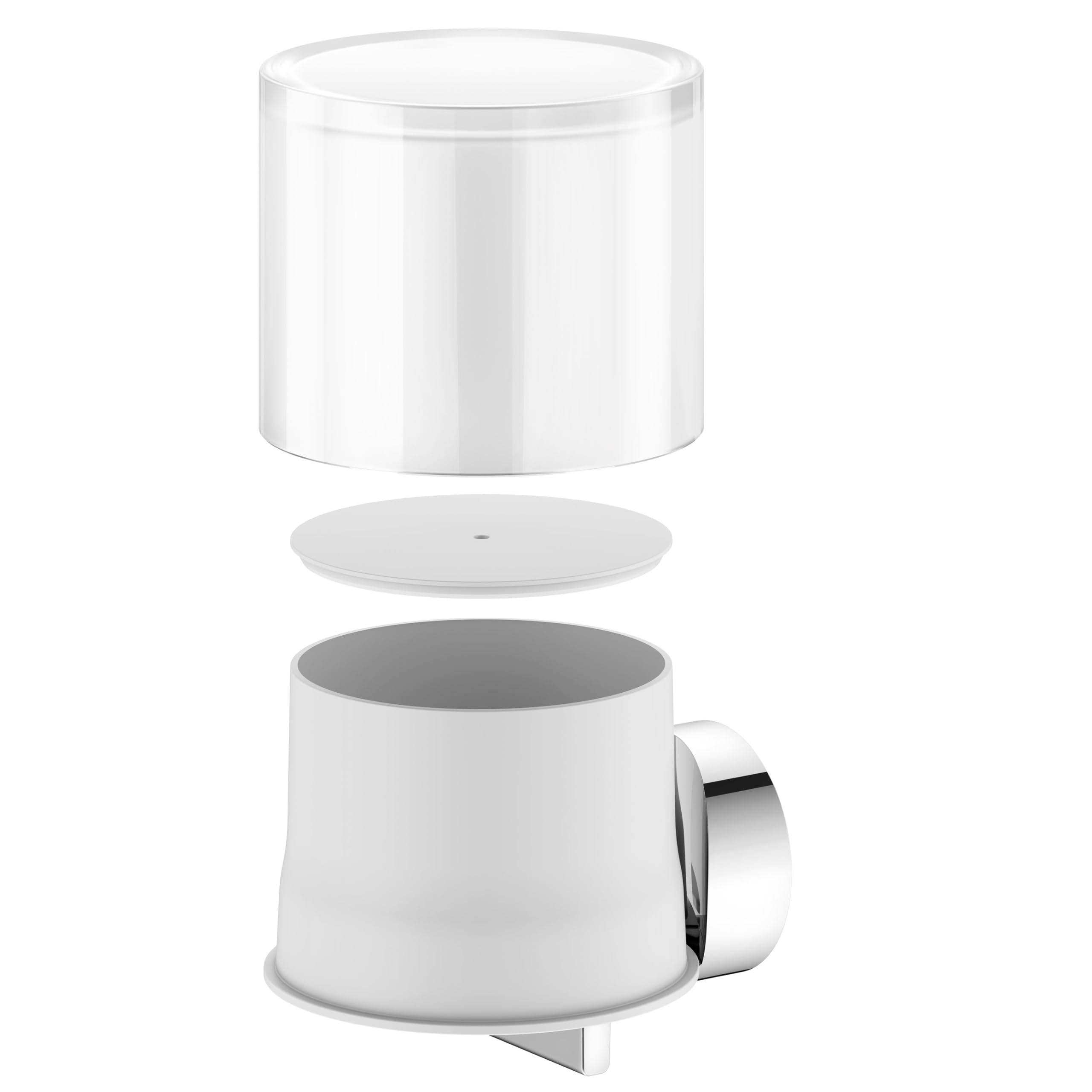 keuco-reva-seifenspender-wand-140-ml-chrom-glas image 2