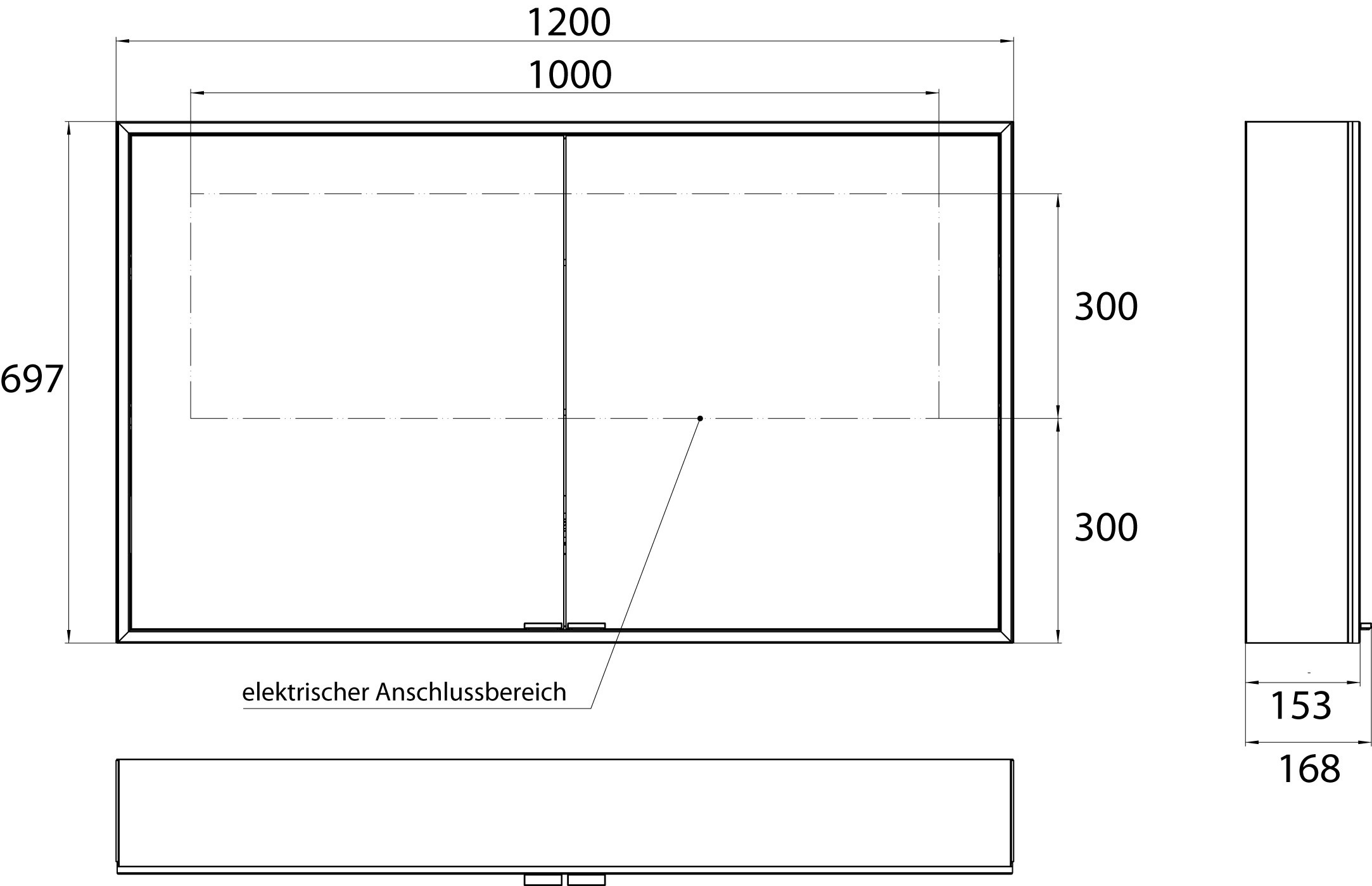 frasco-centric-spiegelschrank-120-cm-schwarz-aufputz-ip20 image 6