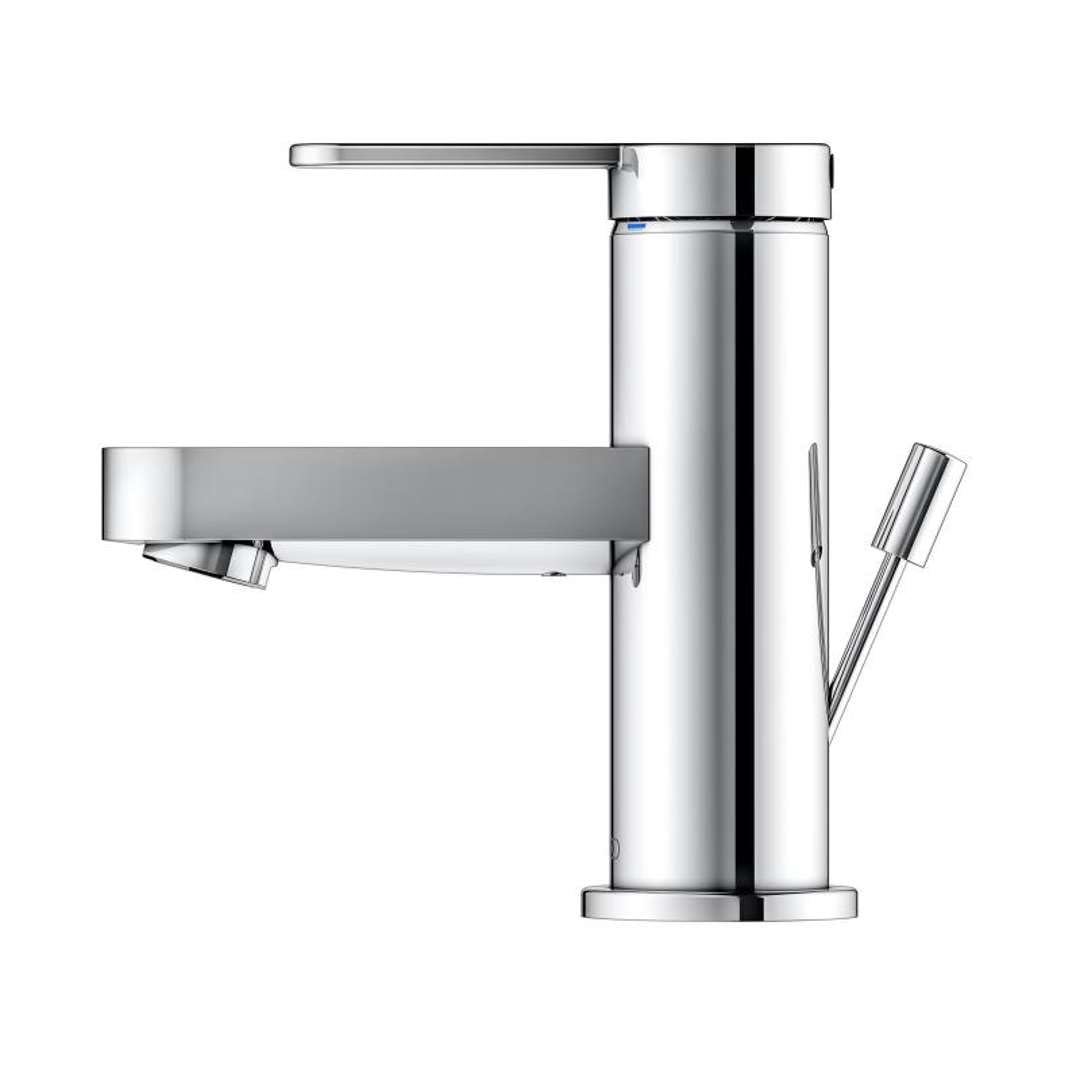 keuco-ixmo-flat-59504-waschtischmischer-60-chrom-mit-ablauf image 3