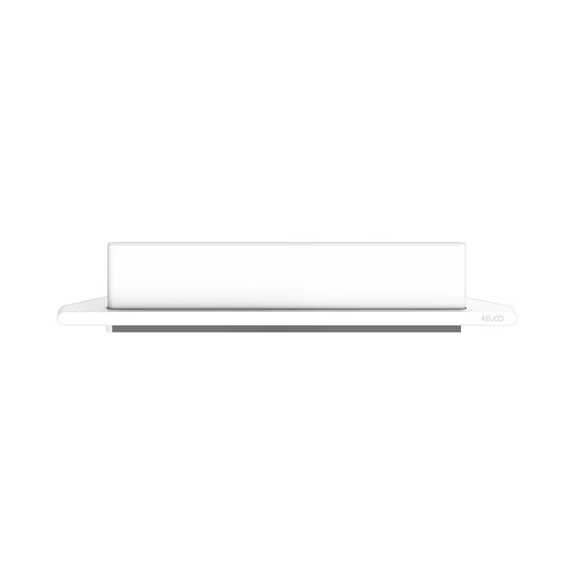 keuco-reva-eck-duschablage-wei-24-6-cm-mit-abzieher image 1