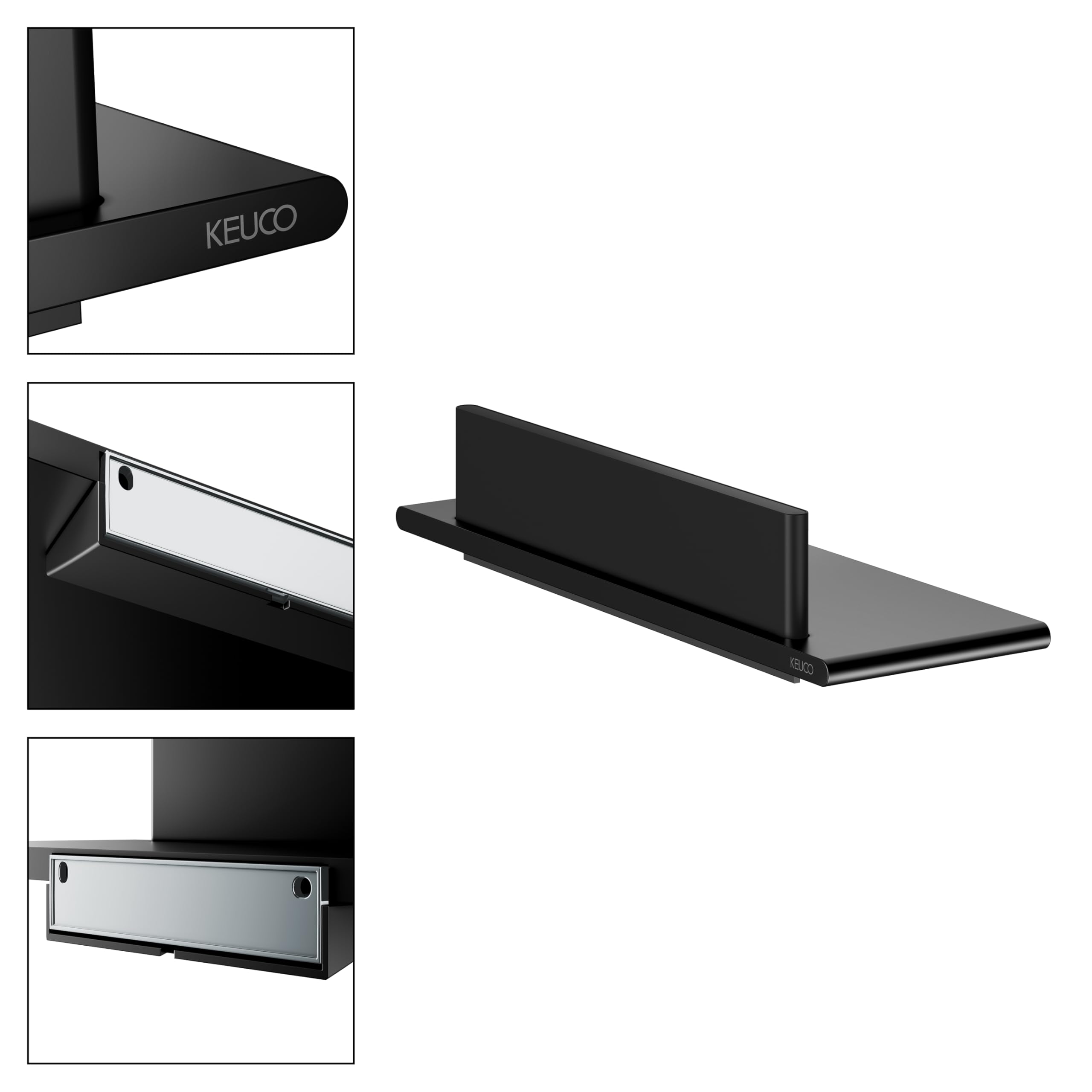 keuco-reva-duschablage-32-8-cm-schwarz-matt-mit-abzieher image 4