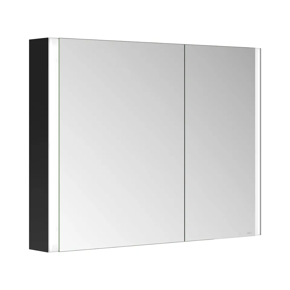 keuco-royal-lumos-spiegelschrank-100-cm-seiten-schwarz-matt-led image 1