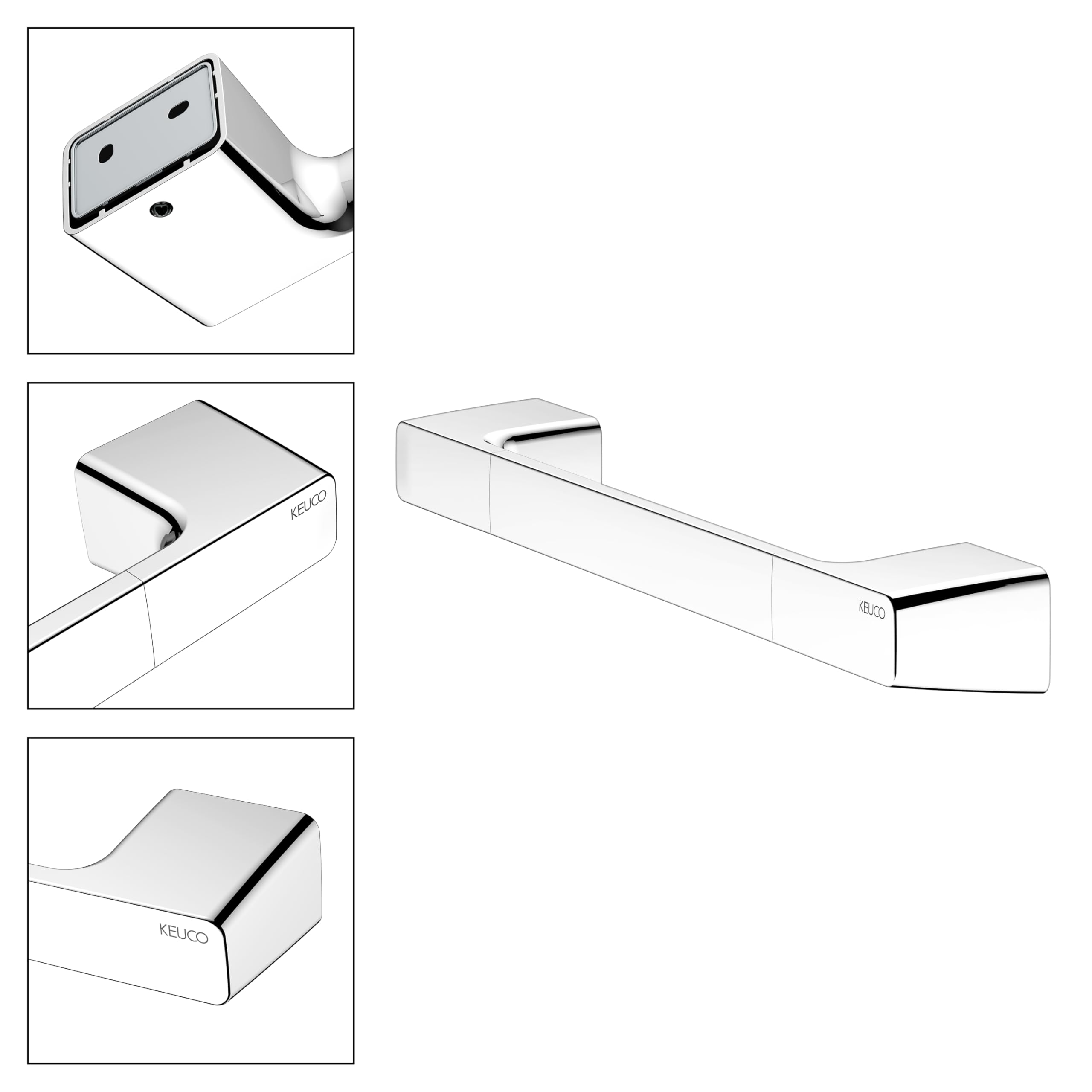 keuco-reva-haltegriff-35-cm-silber-115-kg image 2