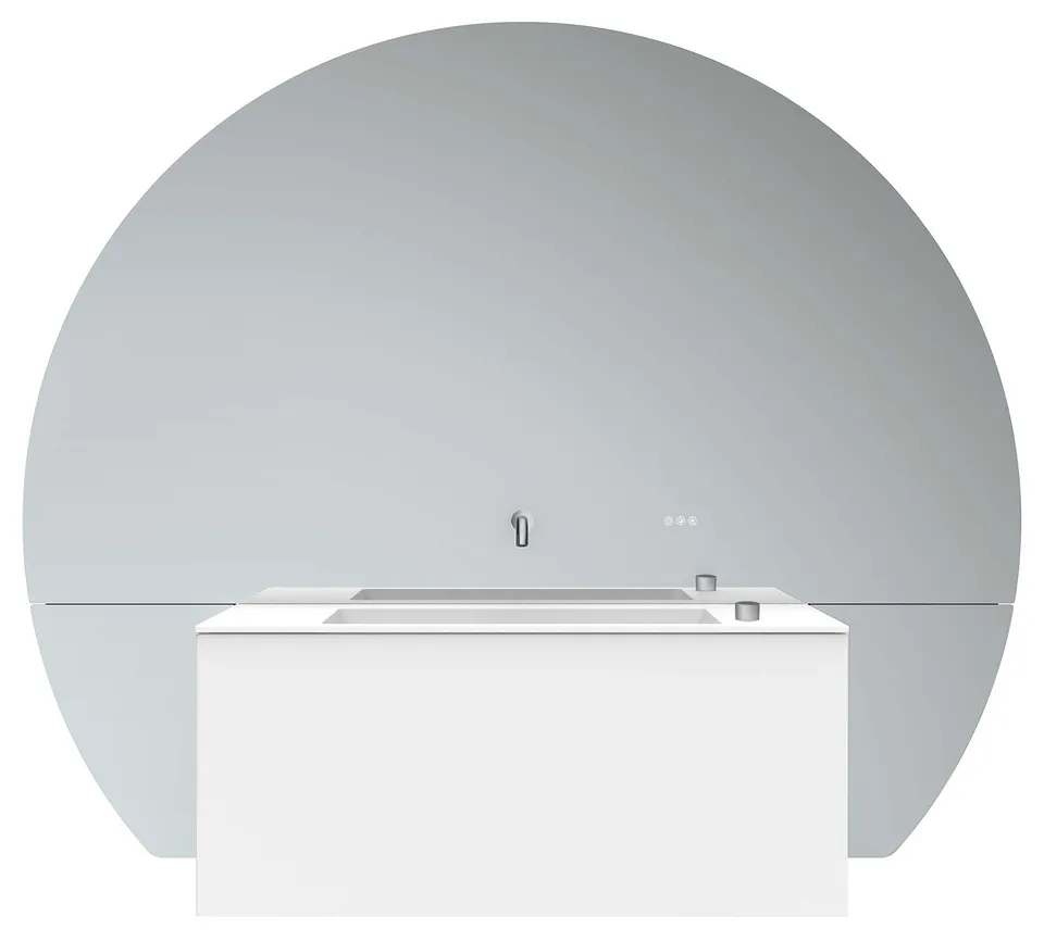 frasco-the-face-spiegel-177-cm-wei-chrom-mittig image 1