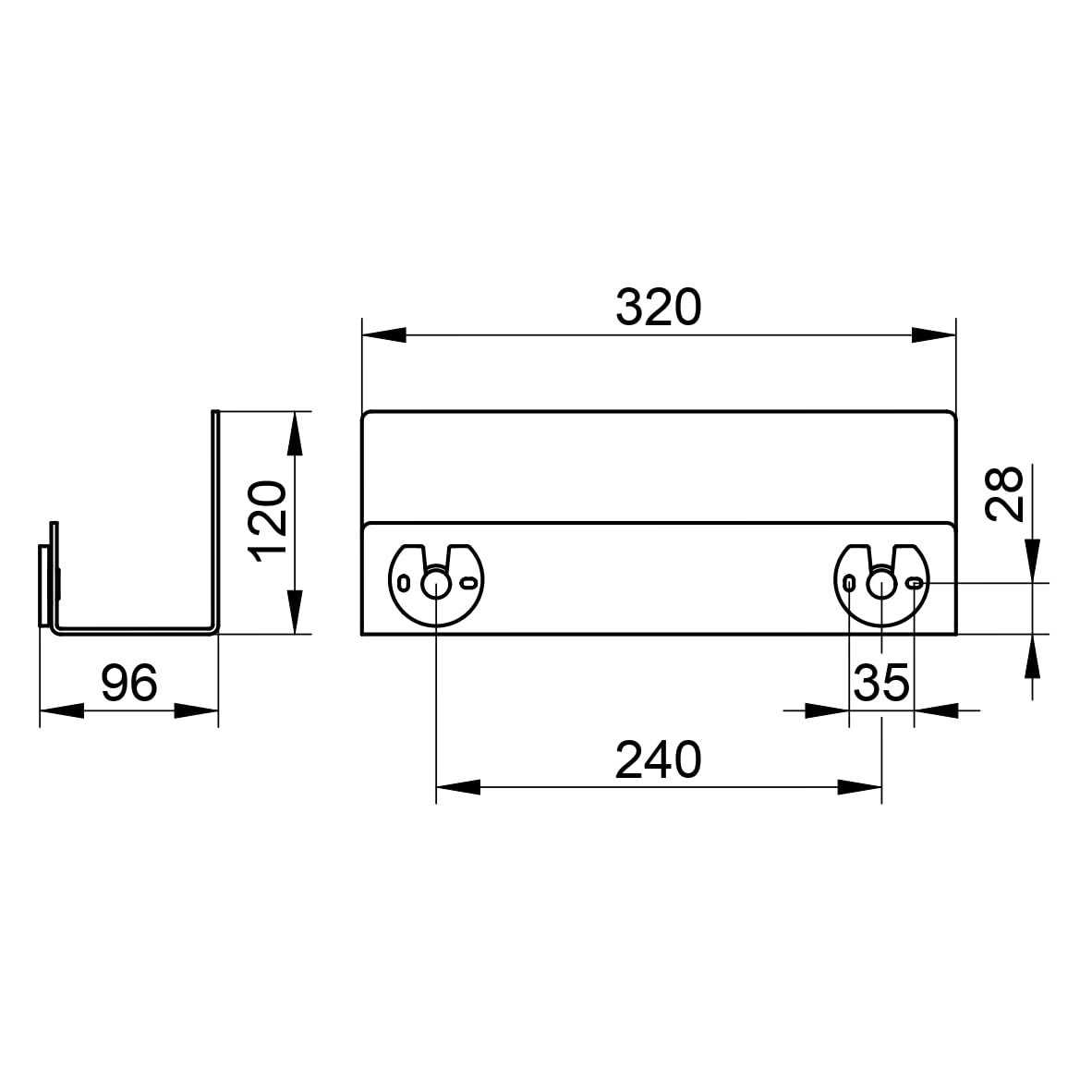 keuco-reva-duschablage-wei-aluminium-32-cm-abnehmbar image 3