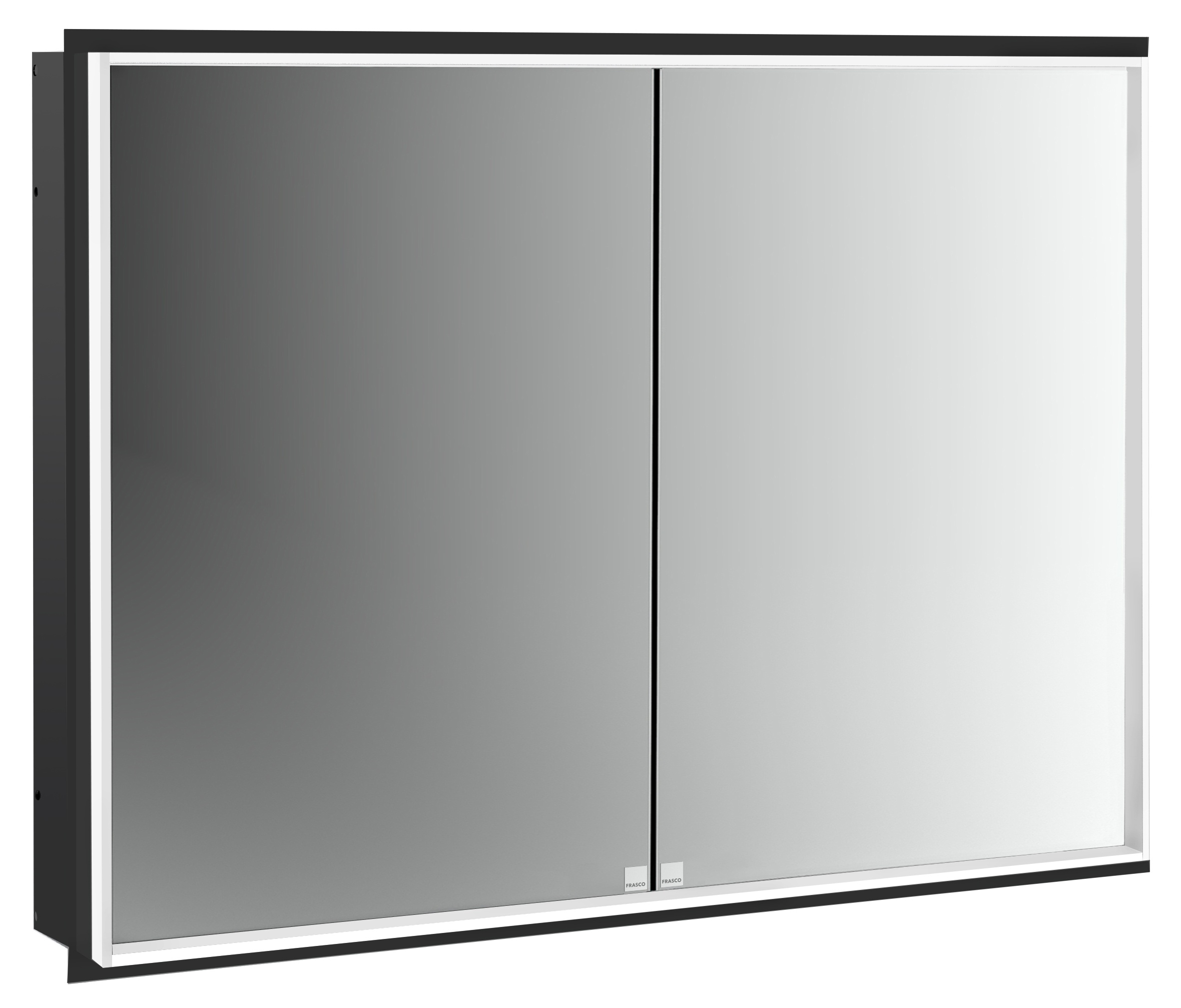 frasco-centric-deep-spiegelschrank-100-cm-schwarz-unterputz image 1