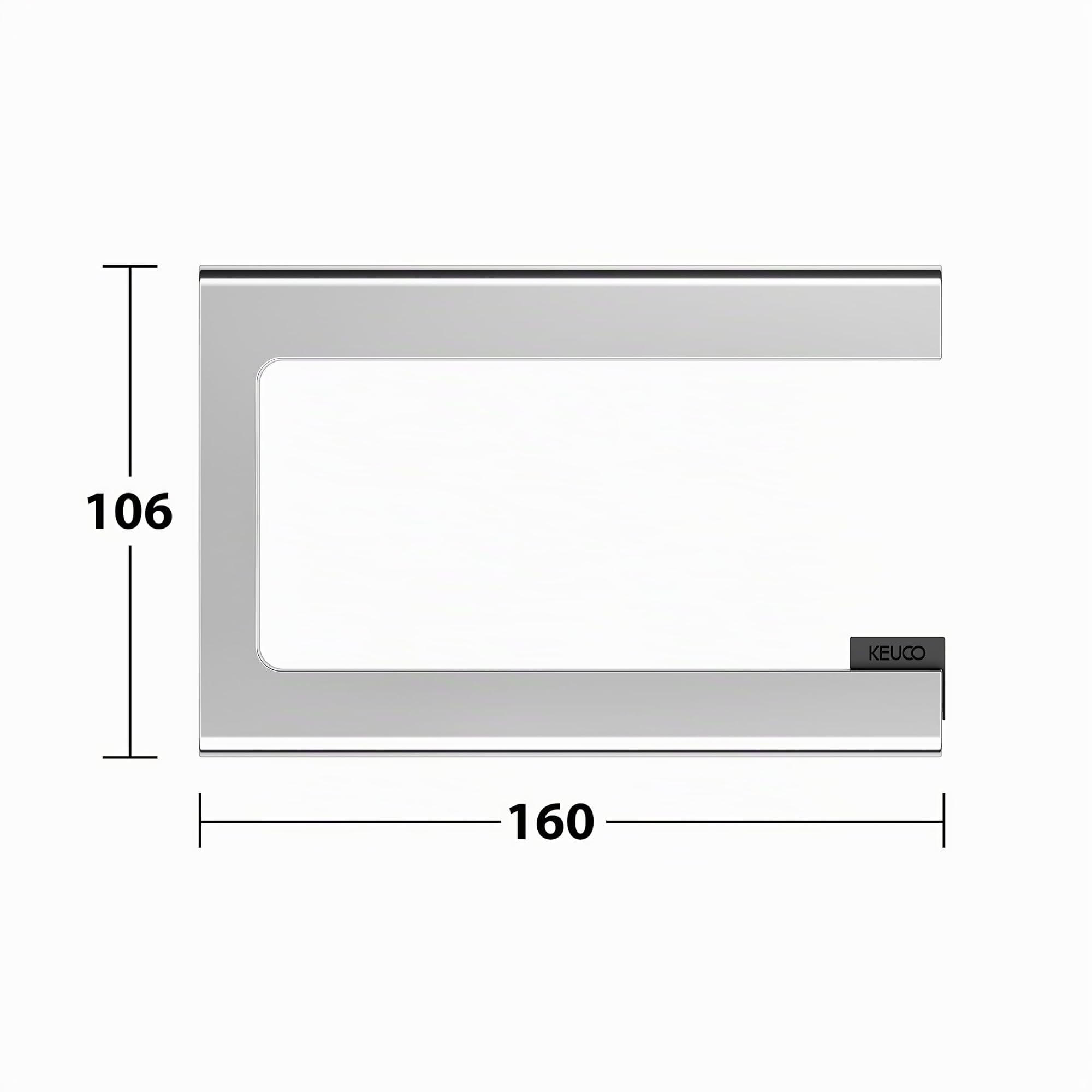 keuco-edition-400-toilettenpapierhalter-chrom-offen image 5