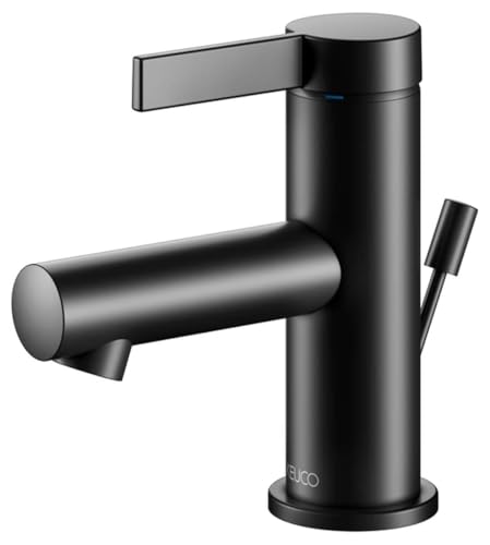 keuco-ixmo-pure-60-waschtischarmatur-schwarz-matt-mit-ablauf image 3