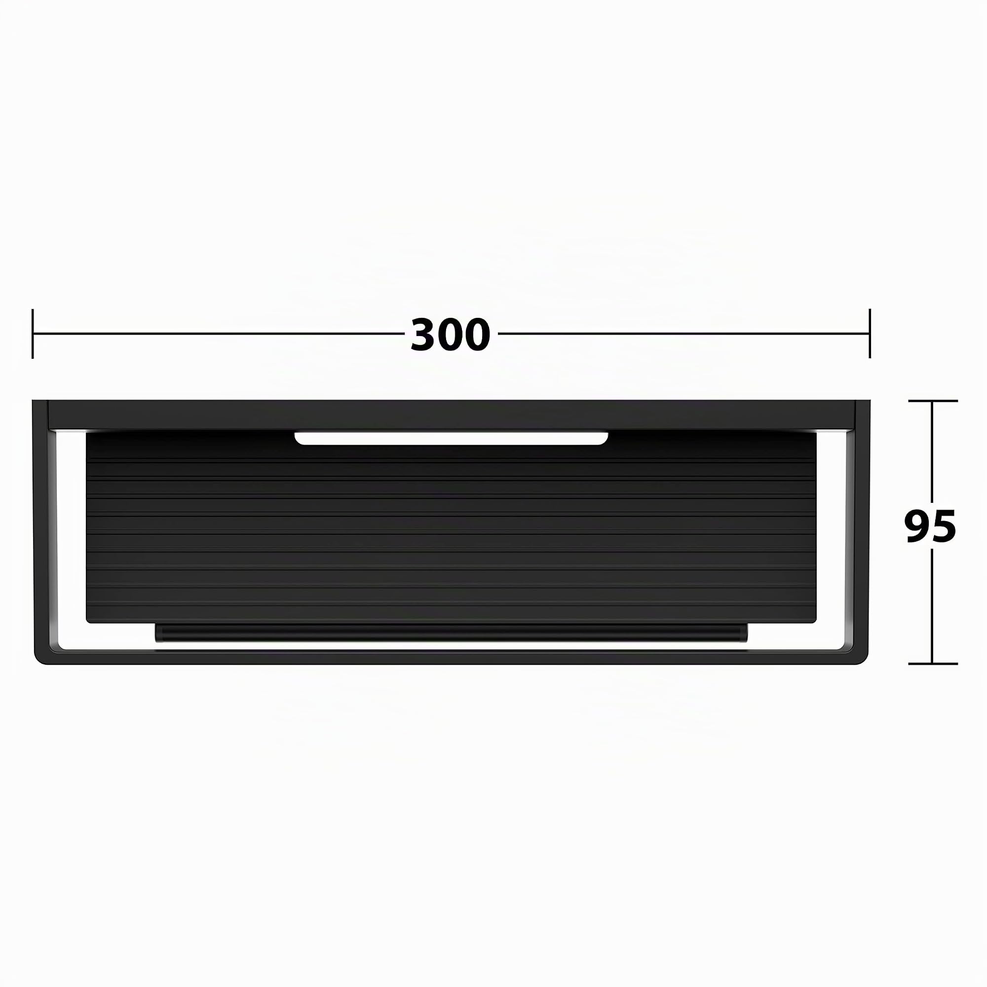 keuco-edition-11-duschkorb-30-cm-schwarz-mit-abzieher image 7