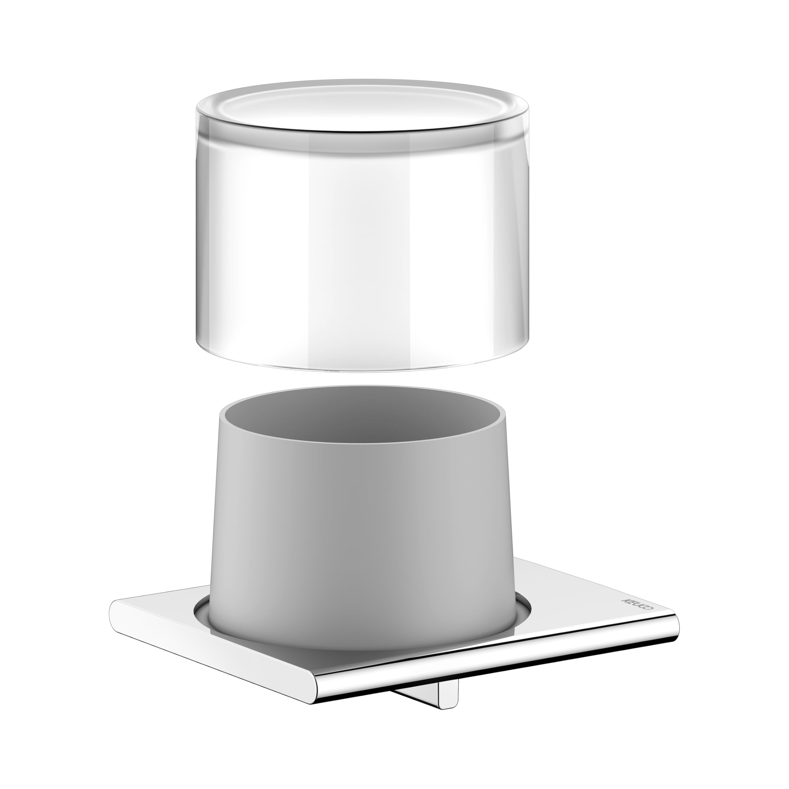 keuco-edition-400-seifenspender-150-ml-chrom-glas image 2