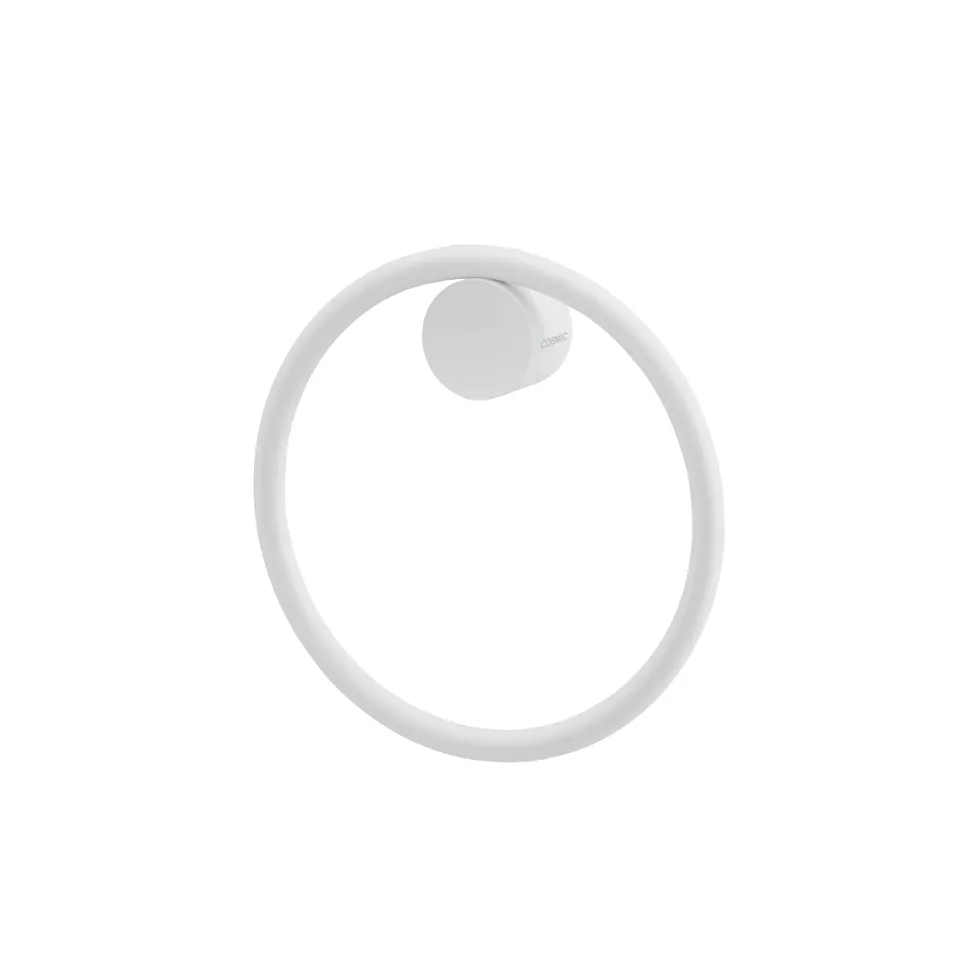cosmic-geyser-handtuchring-wei-matt-edelstahl-rund image 1