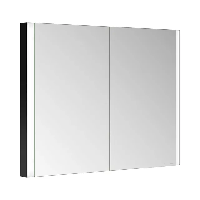 keuco-royal-lumos-spiegelschrank-100-cm-einbau-schwarz-matt image 1