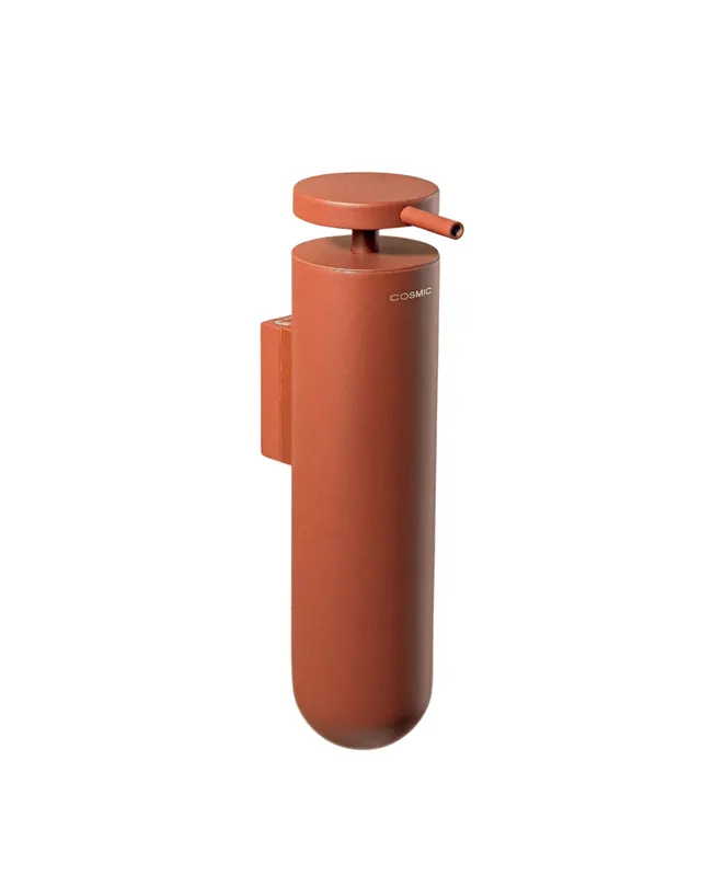 cosmic-geyser-seifenspender-terracotta-smartfix-edelstahl image 1