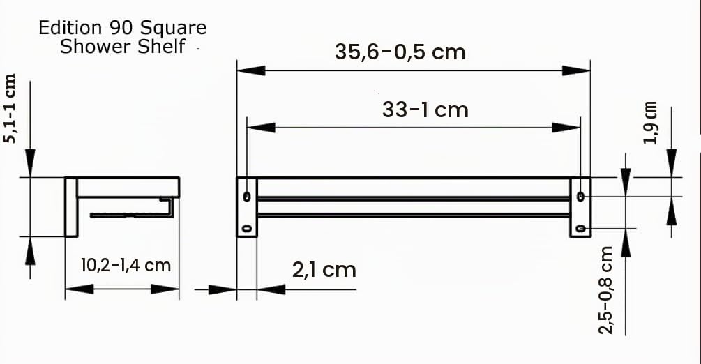 keuco-edition-90-square-duschablage-36cm-chrom image 5