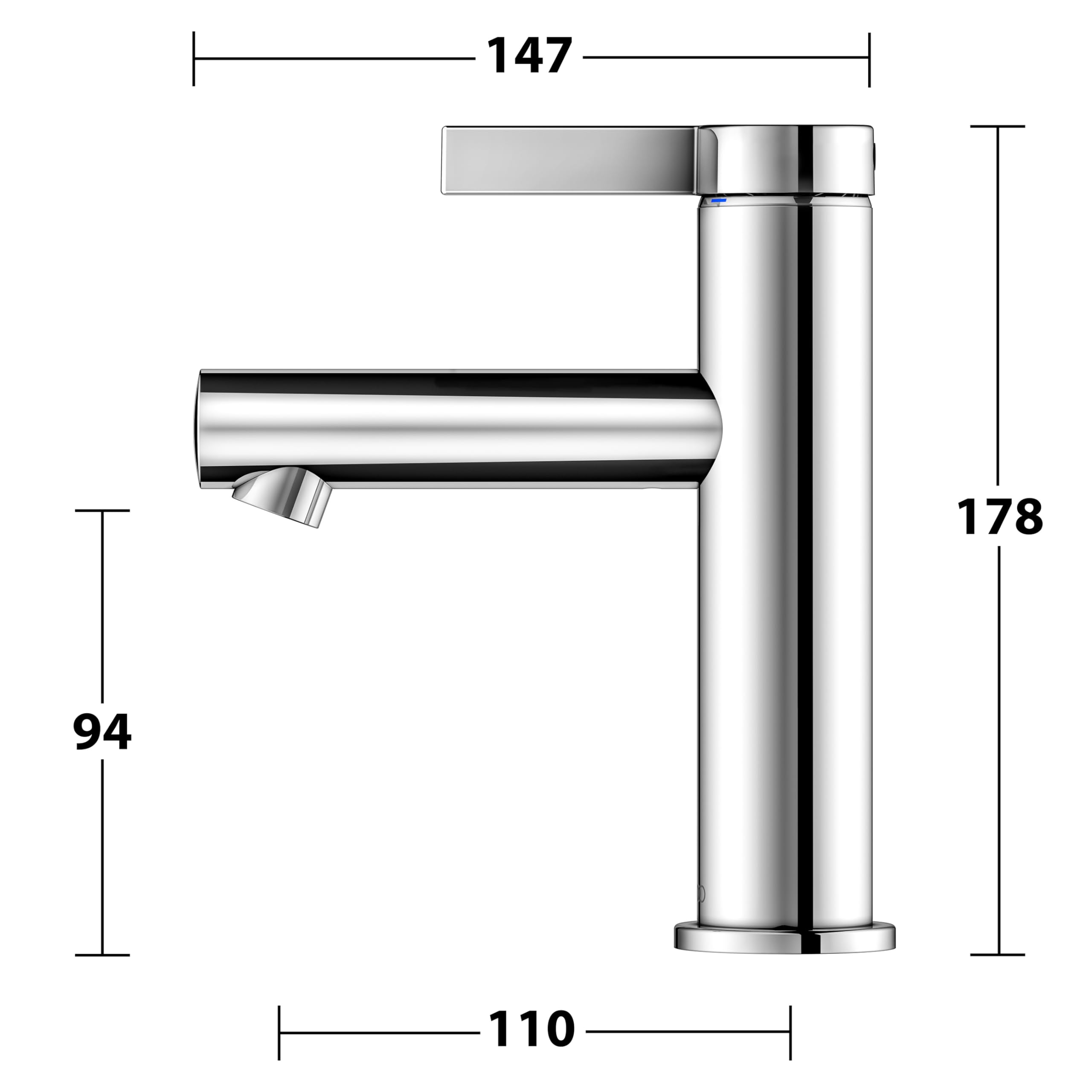 keuco-ixmo-pure-waschtischmischer-chrom-ohne-ablaufgarnitur image 8