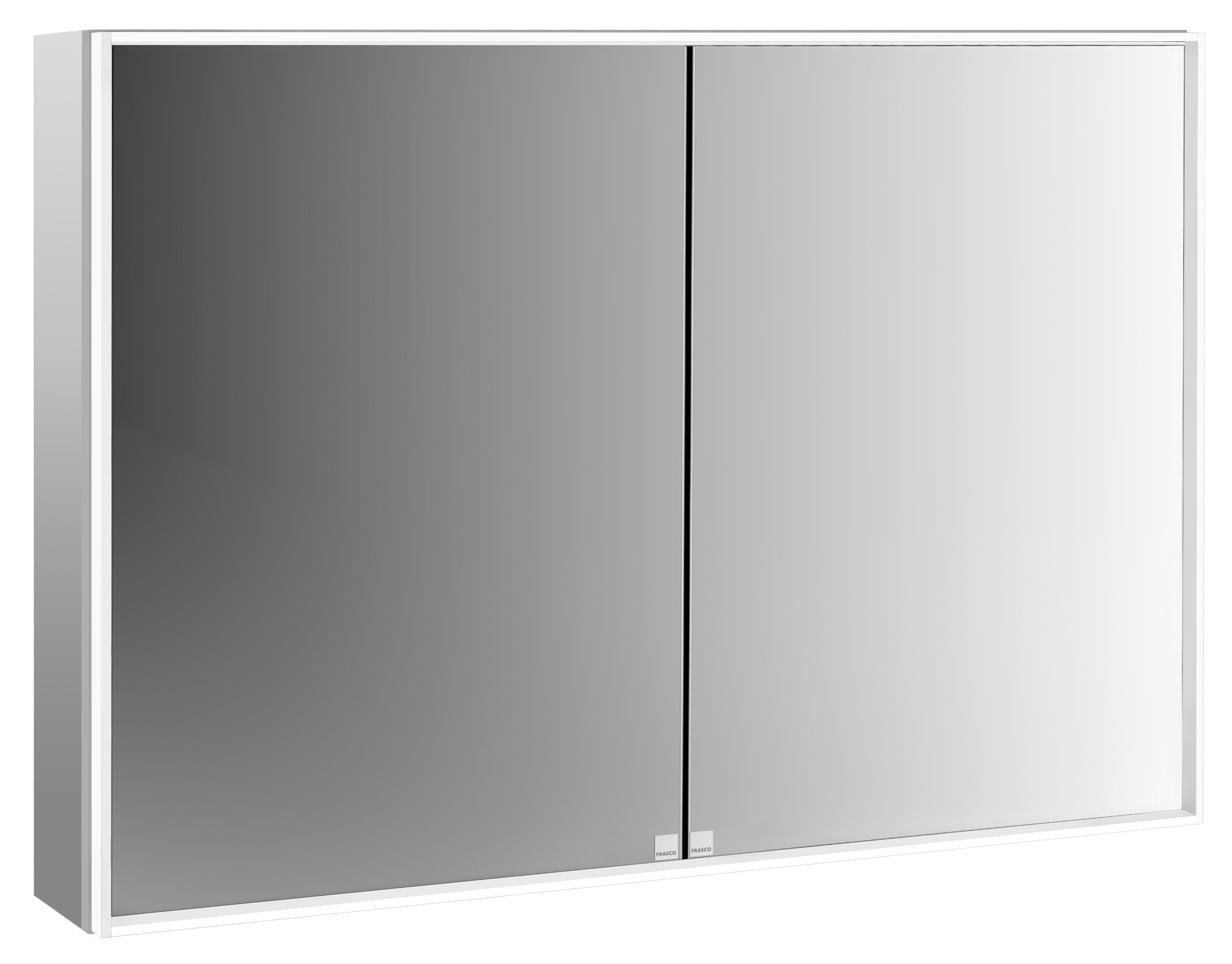 frasco-centric-deep-led-spiegelschrank-aluminium-100-cm-aufputz image 1