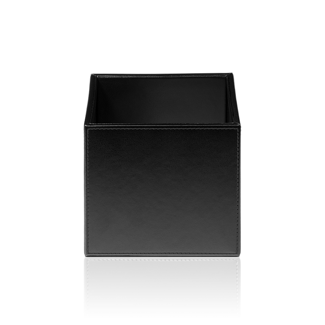 decor-walther-brownie-bod1-utensilienbeh-lter-schwarz-kunstleder image 3