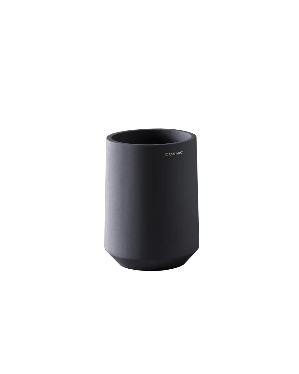 cosmic-saona-zahnb-rstenhalter-schwarz-8-5-cm-soft-touch image 1